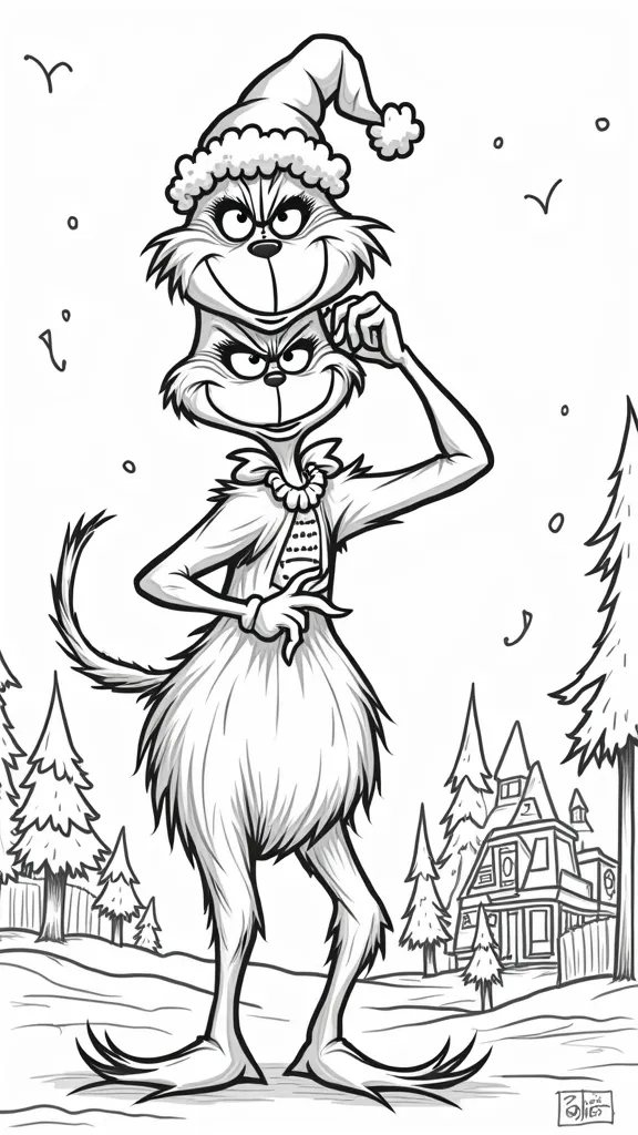 the grinch coloring pages 2018